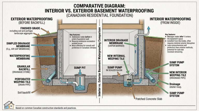 How Much Does It Cost To Waterproof A Basement In Canada 2026