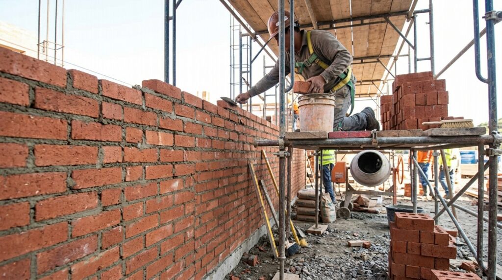 how to calculate masonry wall area for cost estimating