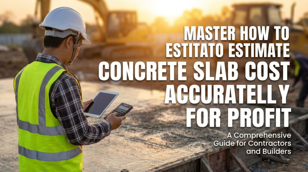 how to estimate concrete slab cost