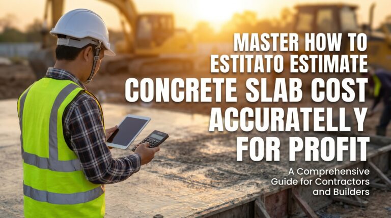 how to estimate concrete slab cost