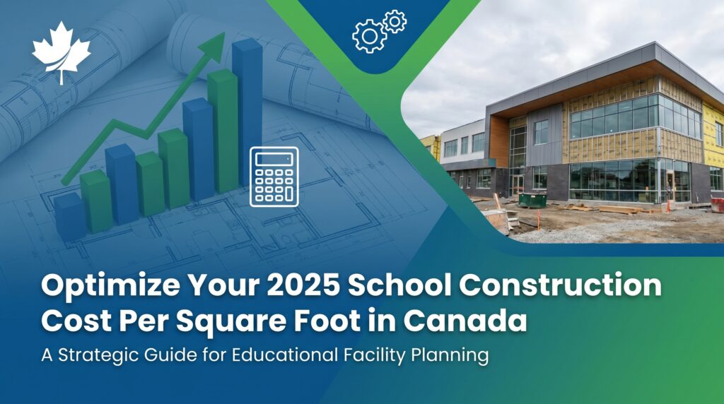 school construction cost per square foot Canada