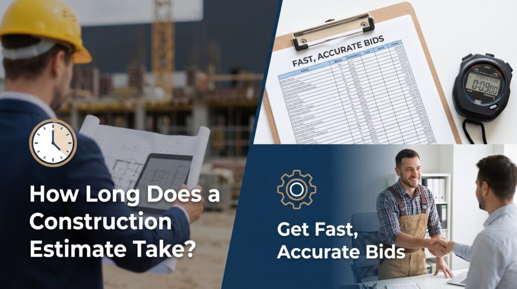 how long does a construction estimate take
