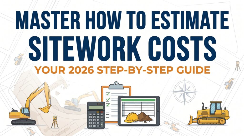 how to estimate sitework costs
