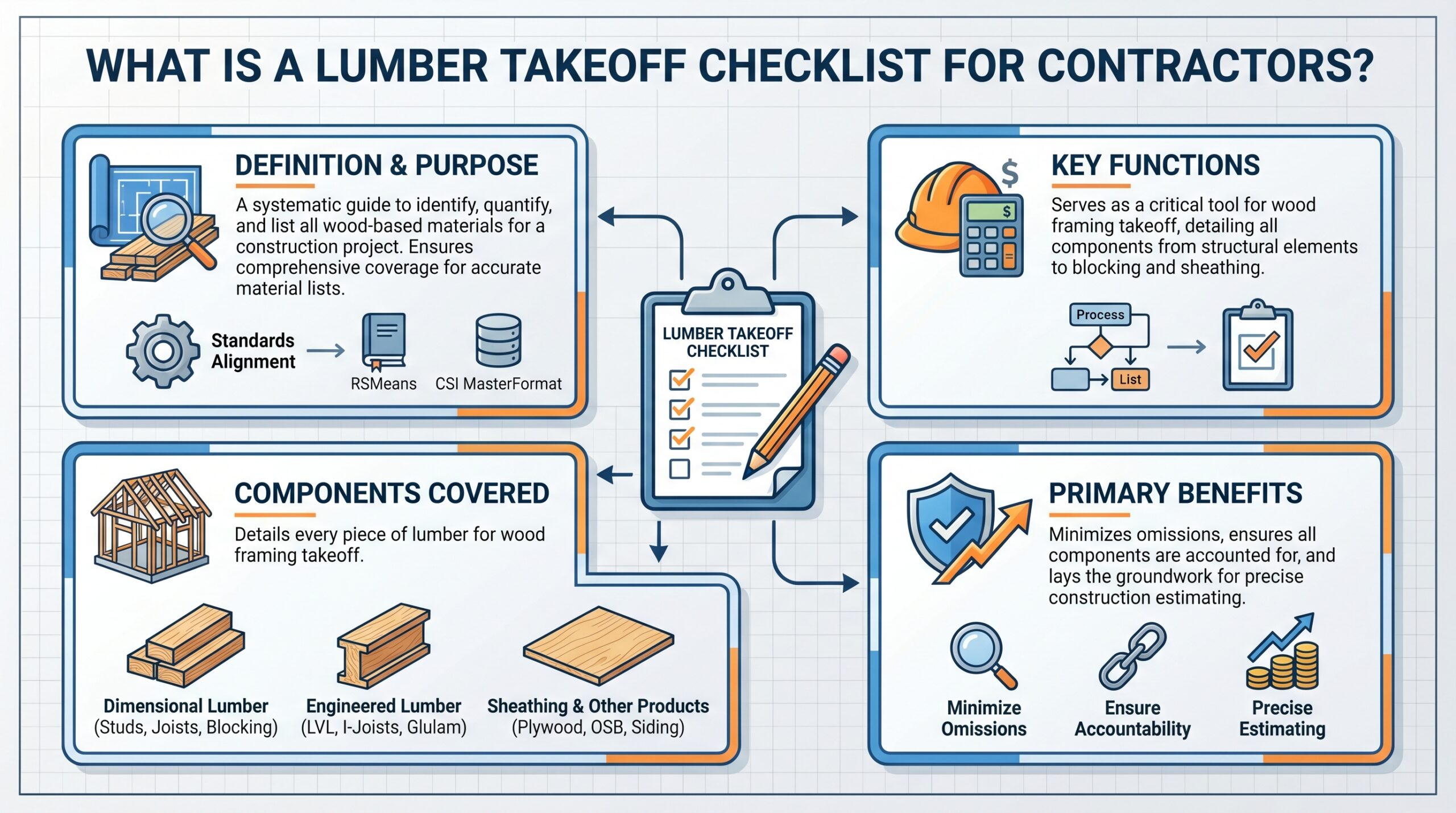 Lumber Takeoff Checklist for Contractors: Essential Guide