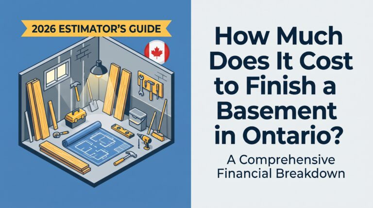 How Much Does It Cost to Finish a Basement in Ontario? (2026 Estimator’s Guide)
