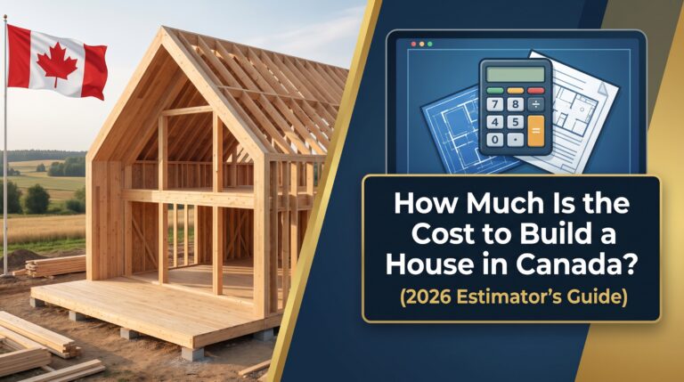 How Much Is the Cost to Build a House in Canada? (2026 Estimator's Guide)