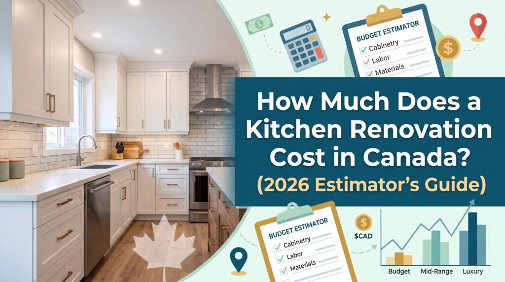 How Much Does a Kitchen Renovation Cost in Canada? (2026 Estimator's Guide)